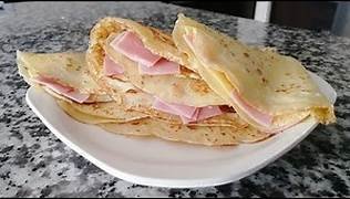 Crepa Jamon y queso manchego