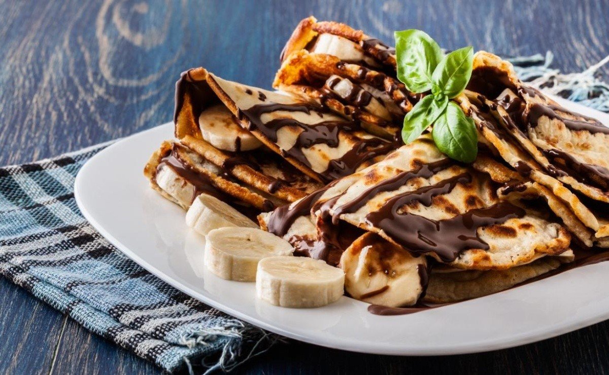 Crepa Nutella y queso crema